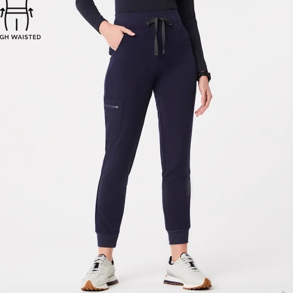 Figs Dark Blue Jogger Scrub Pants - Picture 2 of 7